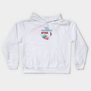 next stop nursing school Kids Hoodie